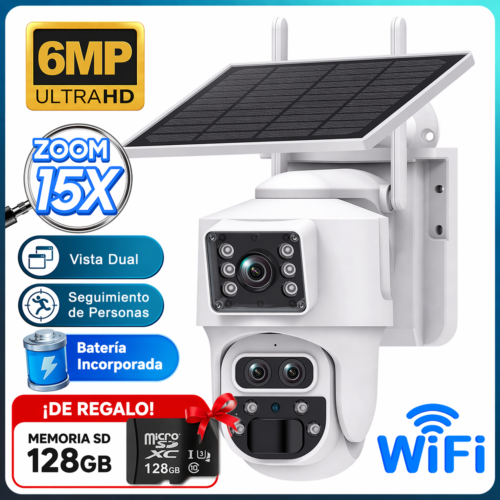 2026/05/1000555240.png Cámara Domo Seguridad Solar 6mp Doble Lente Wifi 128gb